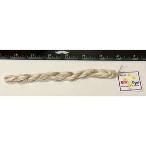Dinky Dyes #61 Pearl 100% Silk Embroidery Thread 8 Mtrs Cross Stitch